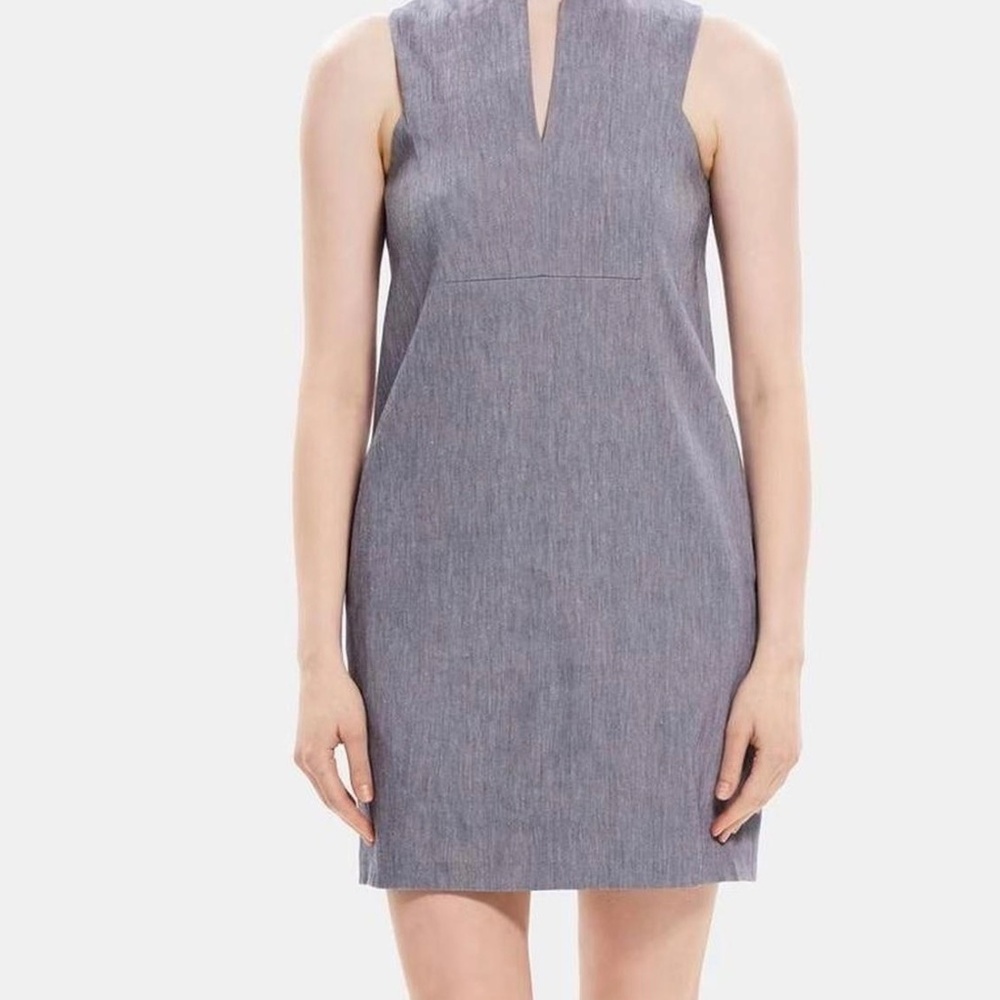 Theory Slit Shift Dress Size OO